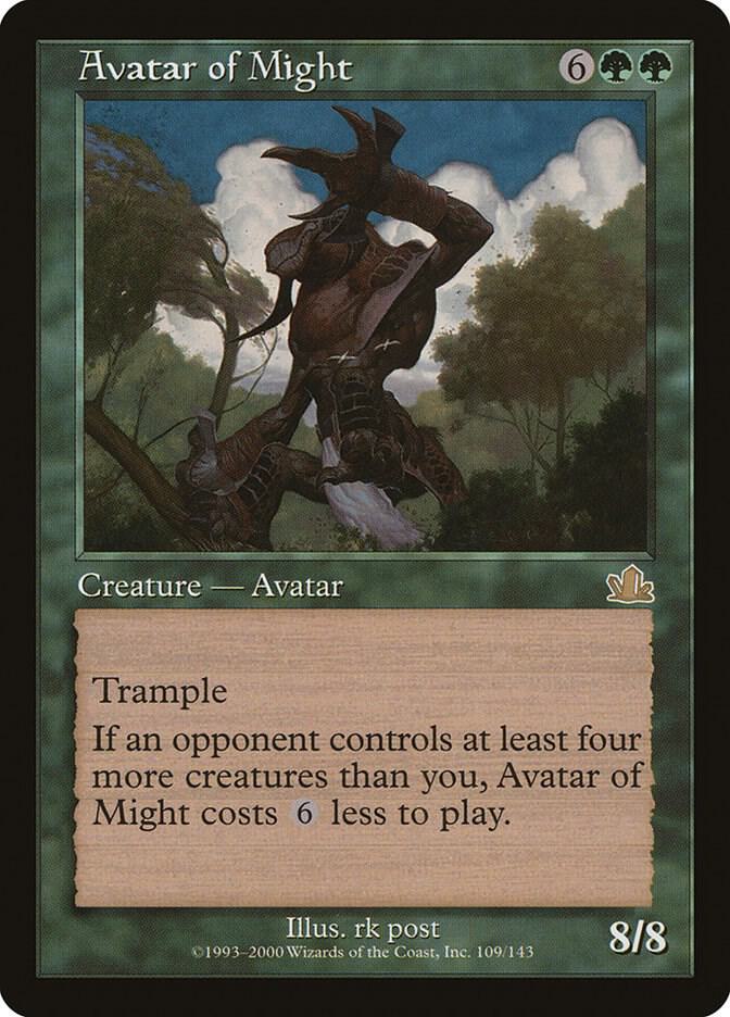 Avatar of Might 109 (Prophecy)  - Foil | Good Games Adelaide SA