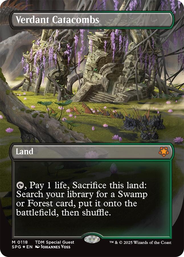Verdant Catacombs Borderless Dragonscale Foil 118 (Special Guests)  - Foil | Good Games Adelaide SA