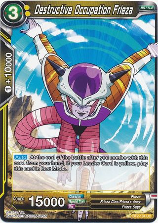 Destructive Occupation Frieza [BT2-104] | Good Games Adelaide SA