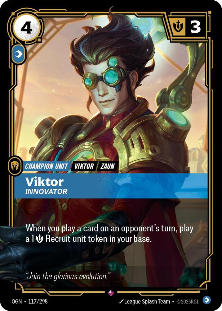 Viktor - Innovator 117/298 (Origins)  - Foil | Good Games Adelaide SA