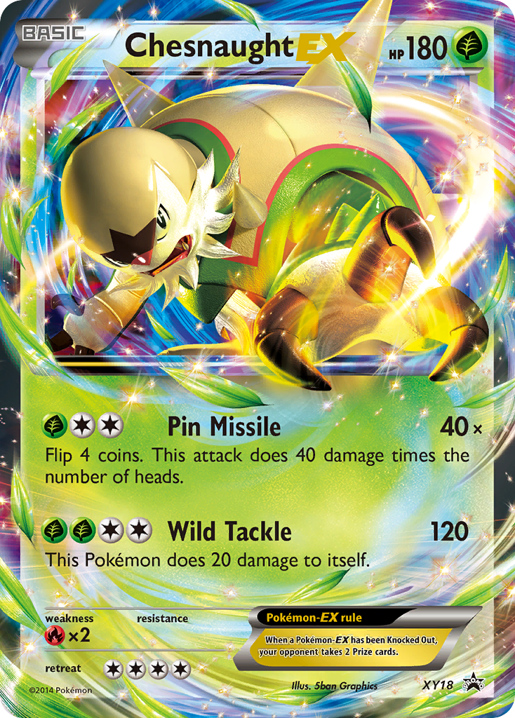 Chesnaught EX (XY18) [XY: Black Star Promos] | Good Games Adelaide SA