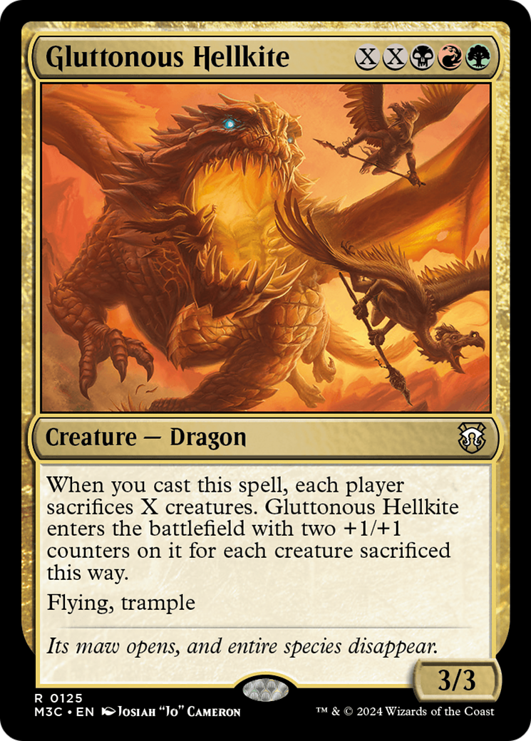 Gluttonous Hellkite [Modern Horizons 3 Commander] | Good Games Adelaide SA