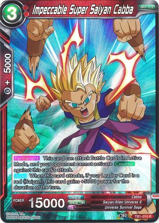 Impeccable Super Saiyan Cabba [TB1-010] | Good Games Adelaide SA