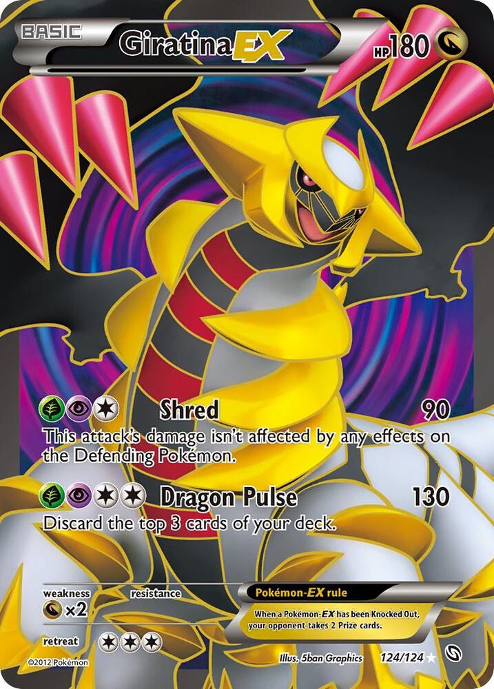 Giratina EX Full Art 124/124 (Dragons Exalted)  - Holofoil | Good Games Adelaide SA