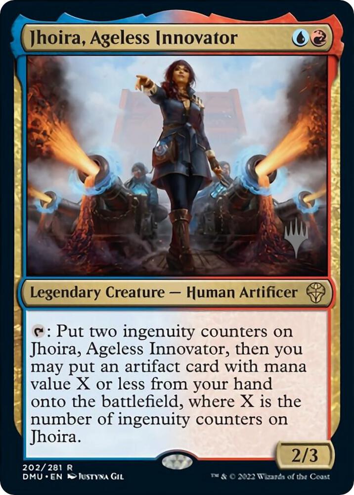 Jhoira Ageless Innovator 202 (Promo Pack: Dominaria United)  - Foil | Good Games Adelaide SA