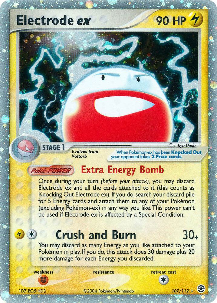 Electrode ex 107/112 (FireRed & LeafGreen)  - Holofoil | Good Games Adelaide SA
