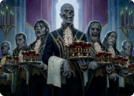 Dying to Serve Art Card [Innistrad: Crimson Vow Art Series] | Good Games Adelaide SA