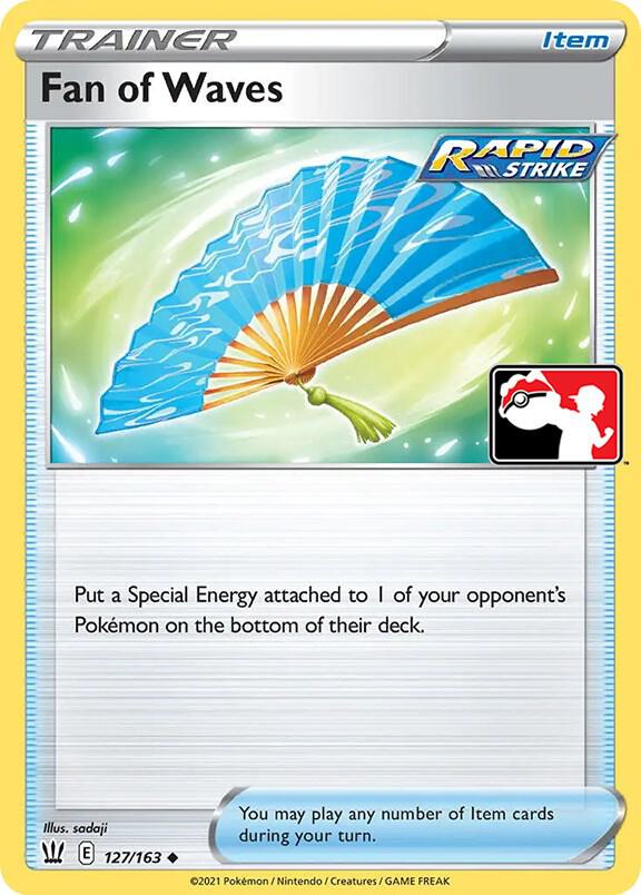 Fan of Waves Series 1/2 127/163 (Prize Pack Series Cards)  | Good Games Adelaide SA