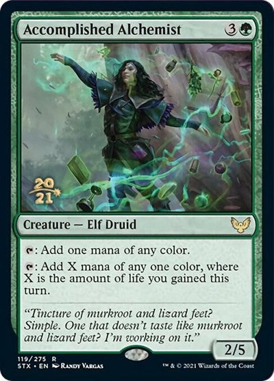 Accomplished Alchemist [Strixhaven: School of Mages Prerelease Promos] | Good Games Adelaide SA