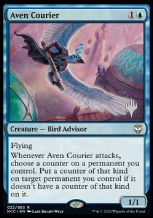 Aven Courier (Promo Pack) [Streets of New Capenna Commander Promos] | Good Games Adelaide SA