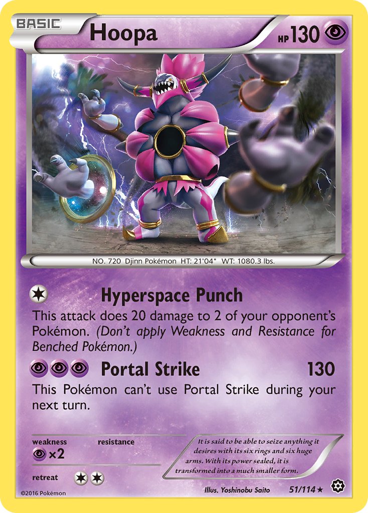 Hoopa (51/114) (Theme Deck Exclusive) [XY: Steam Siege] | Good Games Adelaide SA