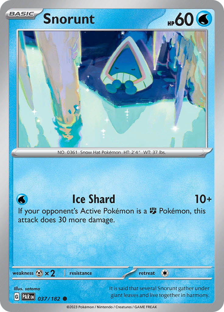 Snorunt (037/182) [Scarlet & Violet: Paradox Rift] | Good Games Adelaide SA