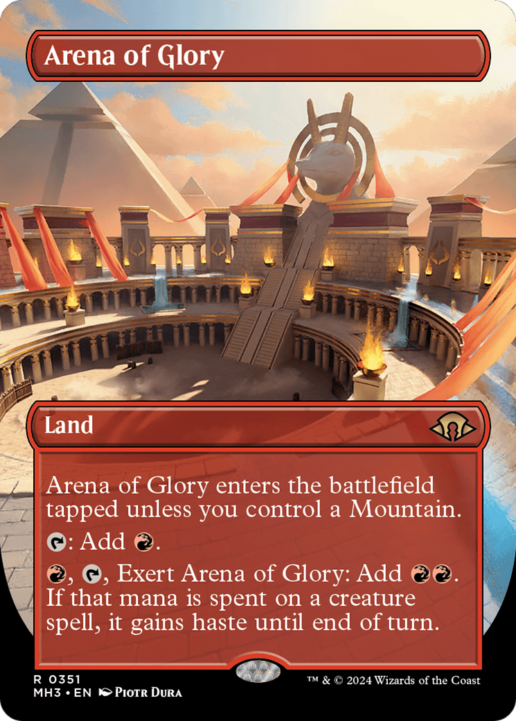 Arena of Glory (Borderless) [Modern Horizons 3] | Good Games Adelaide SA