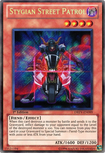 Stygian Street Patrol [DREV-EN099] Secret Rare | Good Games Adelaide SA