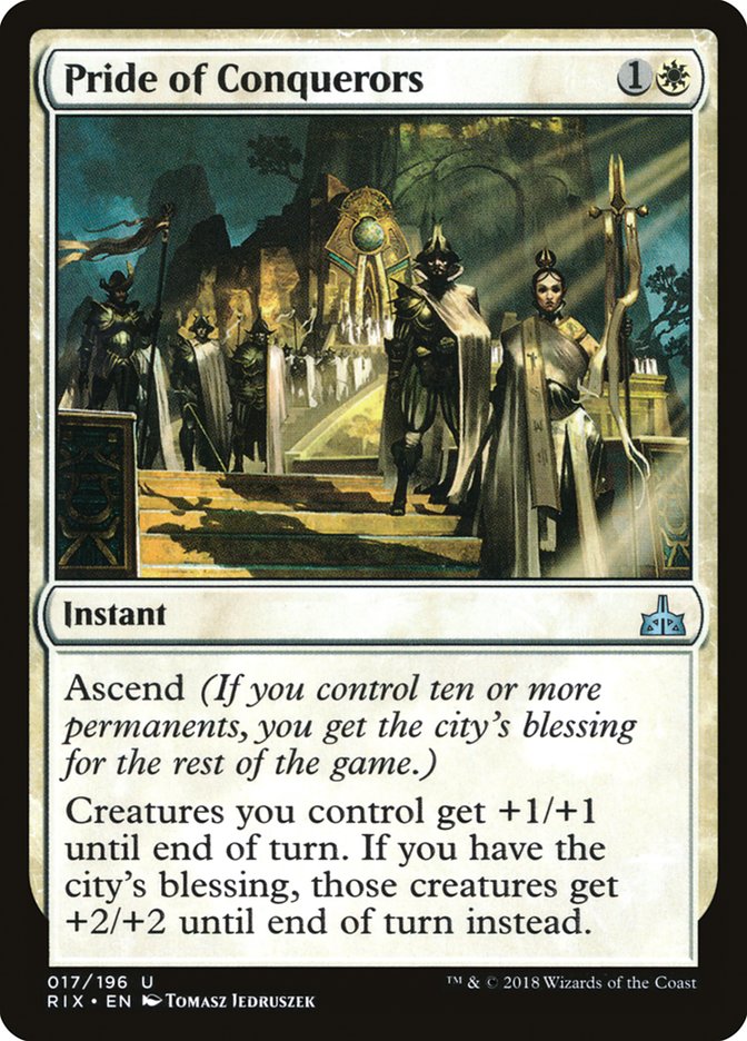 Pride of Conquerors [Rivals of Ixalan] | Good Games Adelaide SA