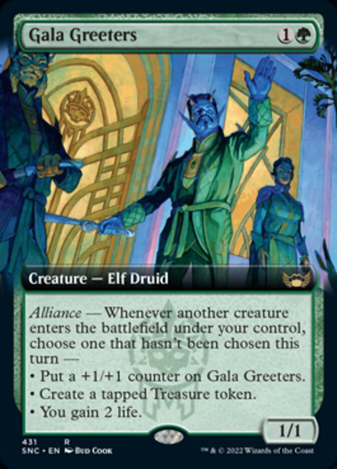 Gala Greeters (Extended Art) [Streets of New Capenna] | Good Games Adelaide SA