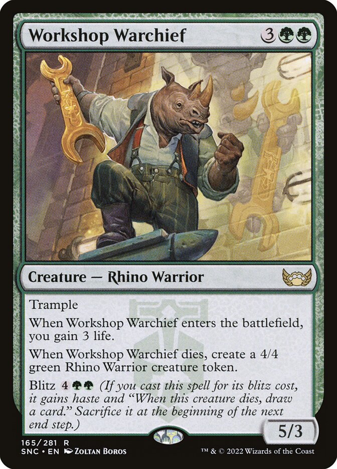 Workshop Warchief 165 (Streets of New Capenna)  | Good Games Adelaide SA