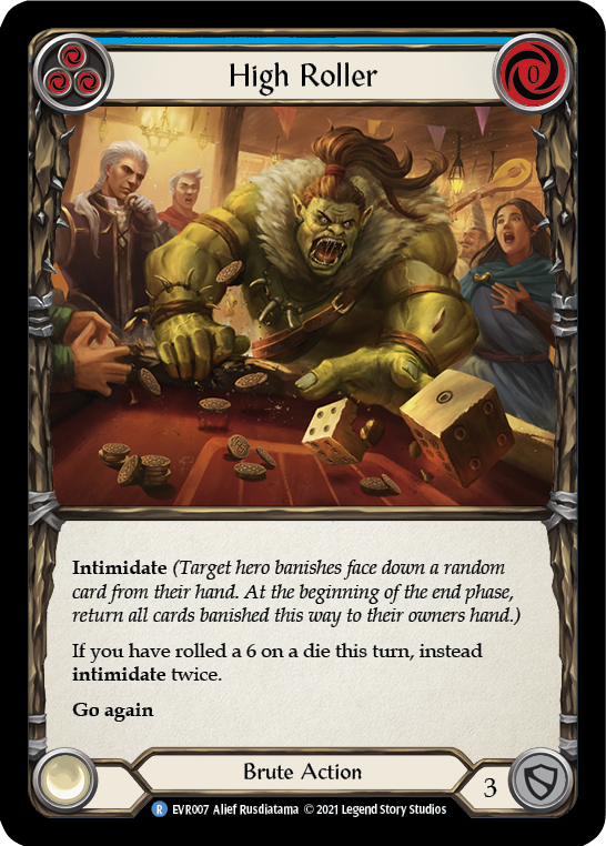 High Roller (Blue) [EVR007] (Everfest)  1st Edition Normal | Good Games Adelaide SA