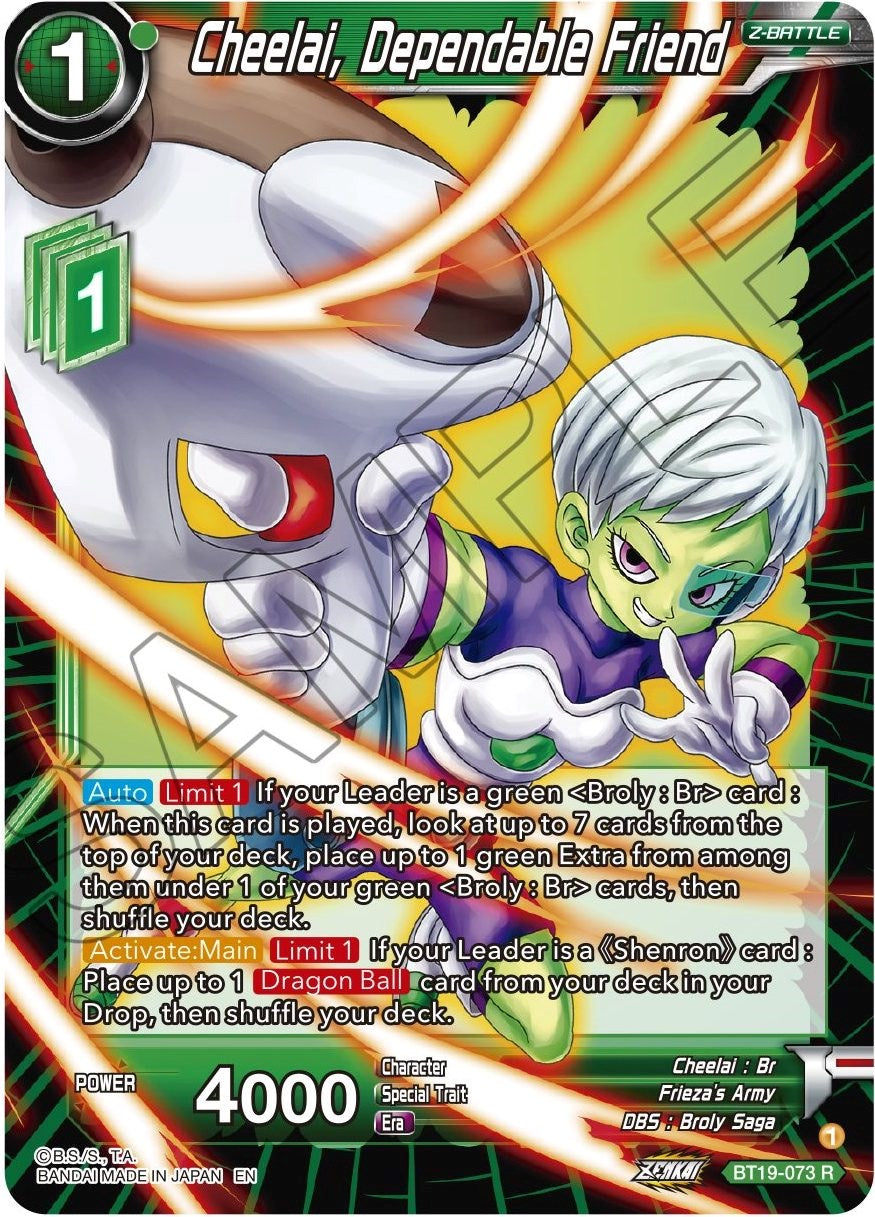 Cheelai, Dependable Friend (BT19-073) [Fighter's Ambition] | Good Games Adelaide SA