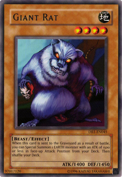 Giant Rat [DB1-EN045] Rare | Good Games Adelaide SA