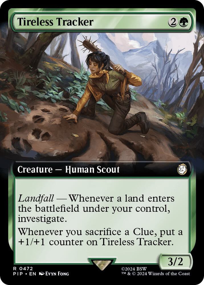Tireless Tracker 472 (Universes Beyond: Fallout)  - Foil | Good Games Adelaide SA