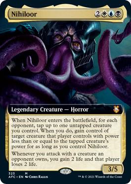 Nihiloor Extended Art 323 (Commander: Adventures in the Forgotten Realms)  | Good Games Adelaide SA