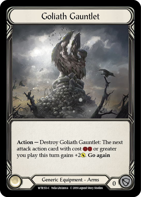Goliath Gauntlet [WTR153-C] Alpha Print Cold Foil | Good Games Adelaide SA