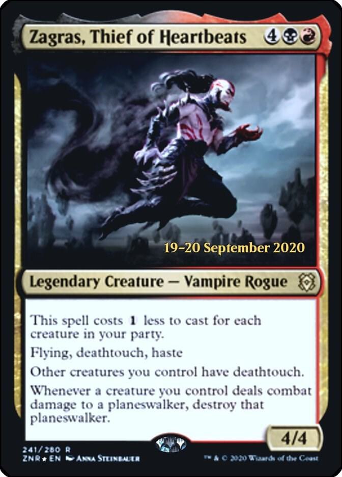 Zagras Thief of Heartbeats 241 (Prerelease Cards)  - Foil | Good Games Adelaide SA