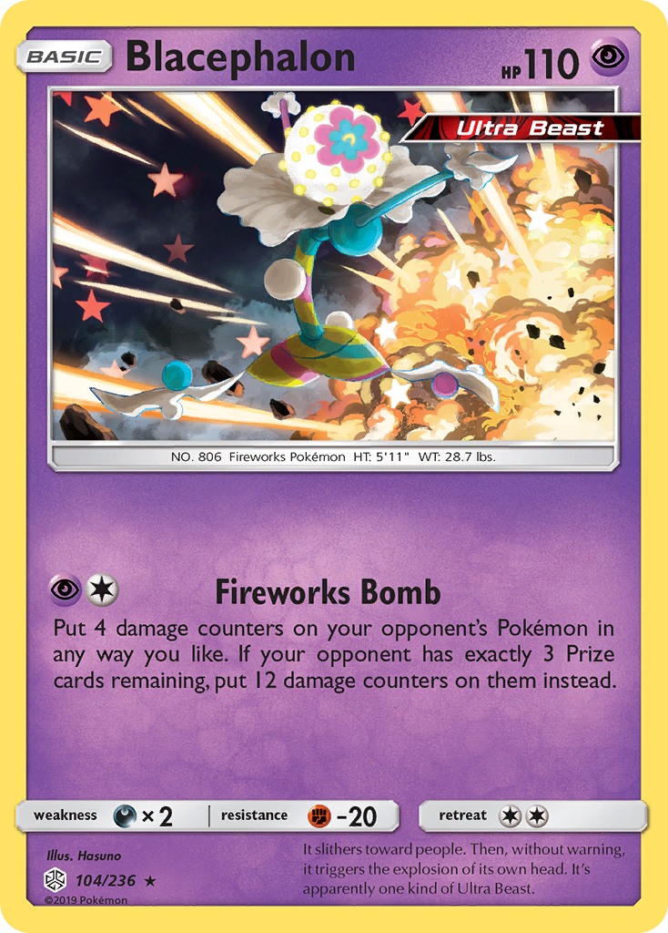 Blacephalon (104/236) [Sun & Moon: Cosmic Eclipse] | Good Games Adelaide SA