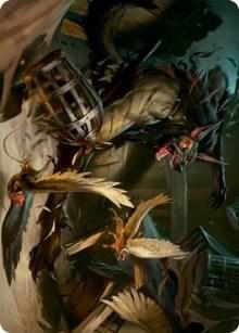 Wing Shredder Art Card 55 (Art Series: Innistrad: Midnight Hunt)  | Good Games Adelaide SA