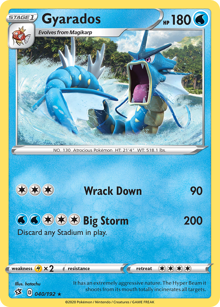 Gyarados (040/192) [Sword & Shield: Rebel Clash] | Good Games Adelaide SA