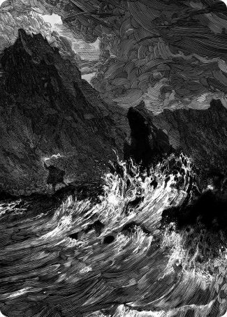 Island Art Card [Innistrad: Midnight Hunt Art Series] | Good Games Adelaide SA