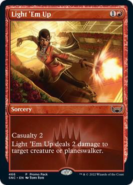Light Em Up 466 (Promo Pack: Streets of New Capenna)  - Foil | Good Games Adelaide SA