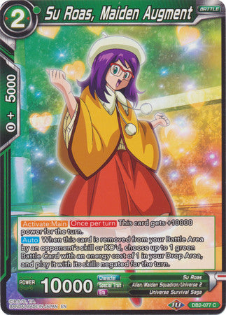 Su Roas, Maiden Augment [DB2-077] | Good Games Adelaide SA