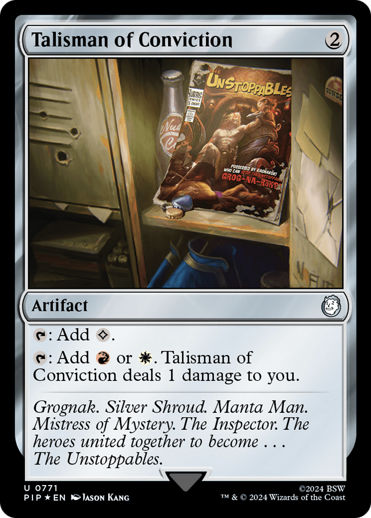 Talisman of Conviction (Surge Foil) [Fallout] | Good Games Adelaide SA