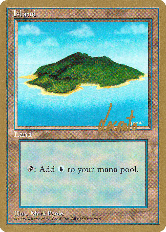 Island (ml367) (Michael Loconto) [Pro Tour Collector Set] | Good Games Adelaide SA