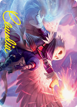 Spectacle Mage Art Card (Gold-Stamped Signature) [Strixhaven: School of Mages Art Series] | Good Games Adelaide SA