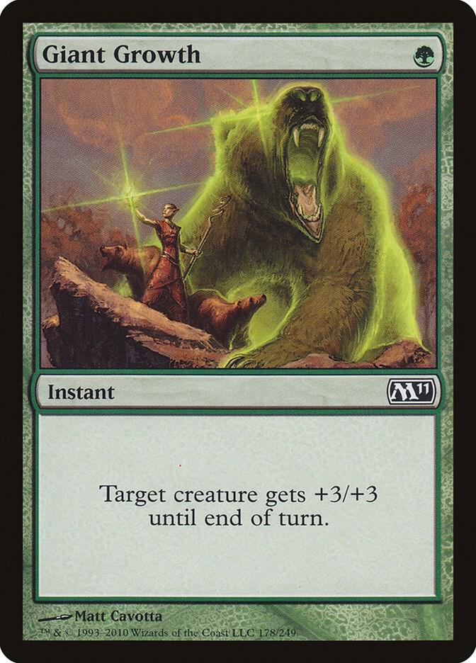 Giant Growth 178 (Magic 2011 (M11))  - Foil | Good Games Adelaide SA