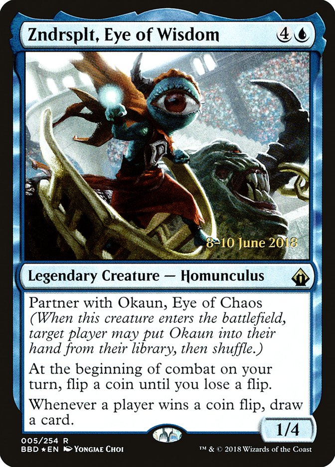 Zndrsplt, Eye of Wisdom [Battlebond Promos] | Good Games Adelaide SA