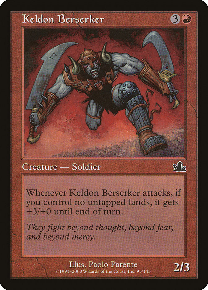 Keldon Berserker 93 (Prophecy)  | Good Games Adelaide SA