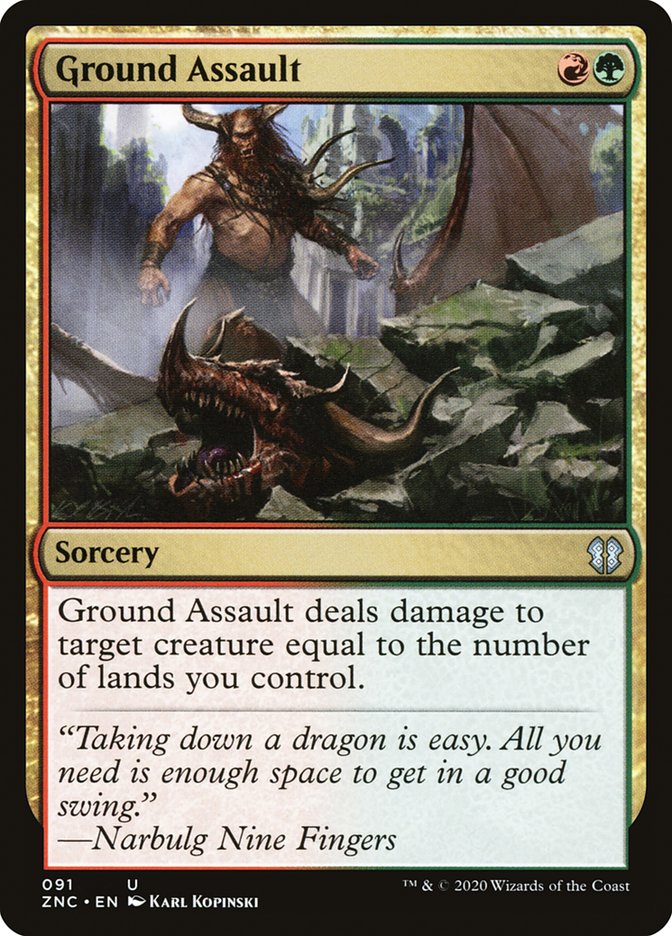 Ground Assault [Zendikar Rising Commander] | Good Games Adelaide SA