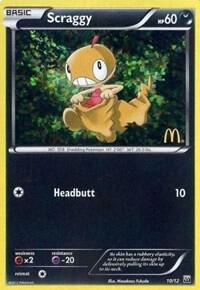 Scraggy 010/012 (McDonald's Promos 2012)  - Holofoil | Good Games Adelaide SA
