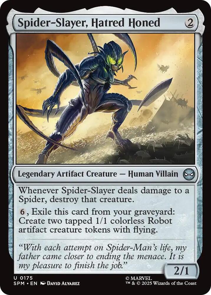 Spider-Slayer, Hatred Honed 175 (Marvel's Spider-Man)  - Foil | Good Games Adelaide SA