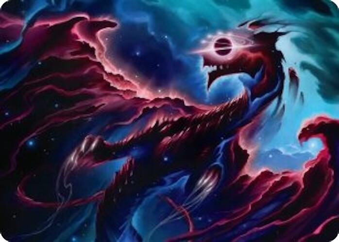 Nova Hellkite Art Card 18 54 18 (Art Series: Edge of Eternities)  | Good Games Adelaide SA