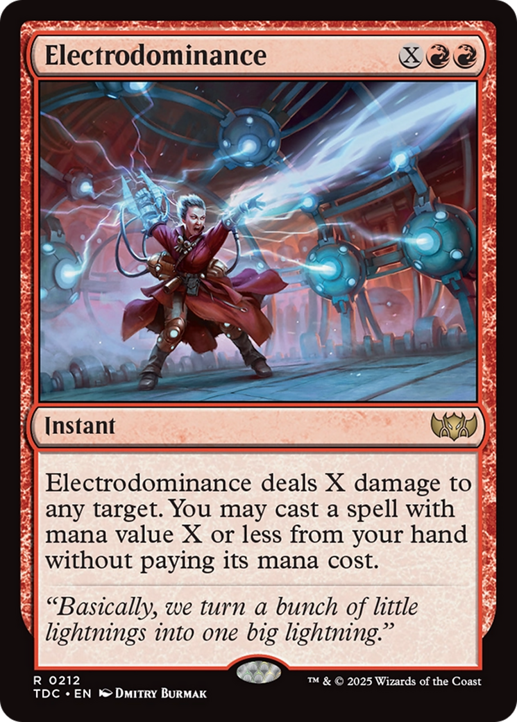 Electrodominance [Tarkir: Dragonstorm Commander] | Good Games Adelaide SA