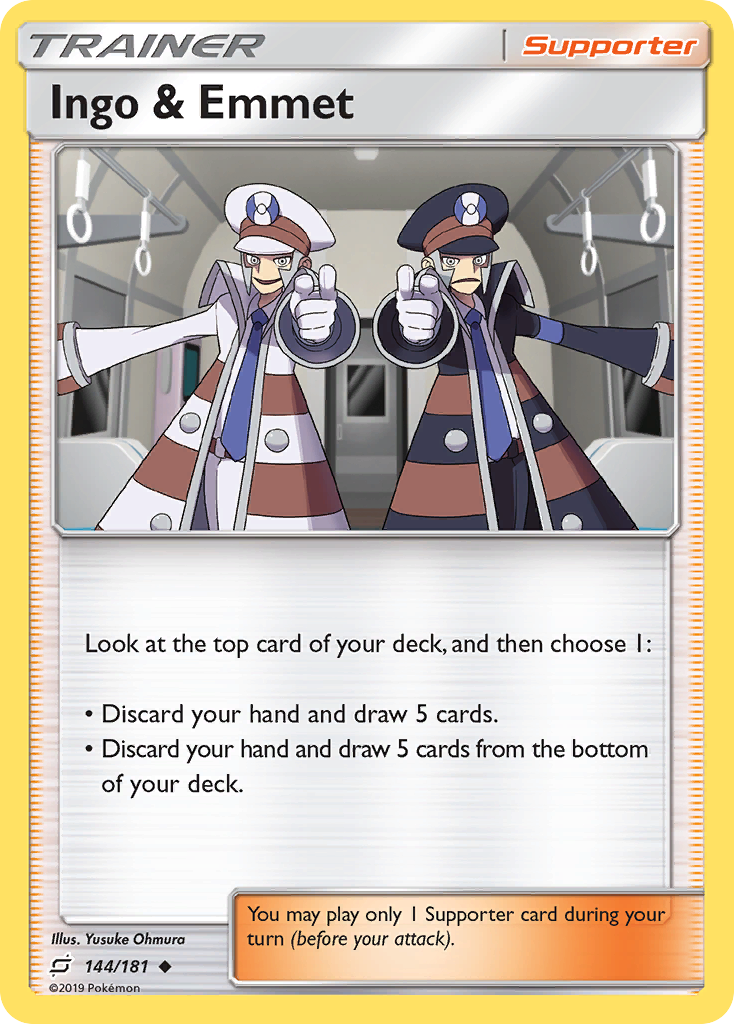 Ingo & Emmet (144/181) [Sun & Moon: Team Up] | Good Games Adelaide SA
