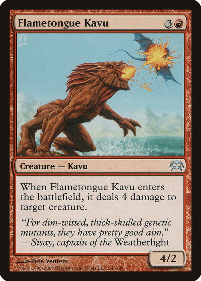 Flametongue Kavu 54 (Planechase)  | Good Games Adelaide SA