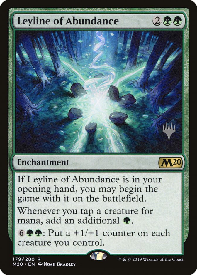 Leyline of Abundance [Core Set 2020 Promos] | Good Games Adelaide SA