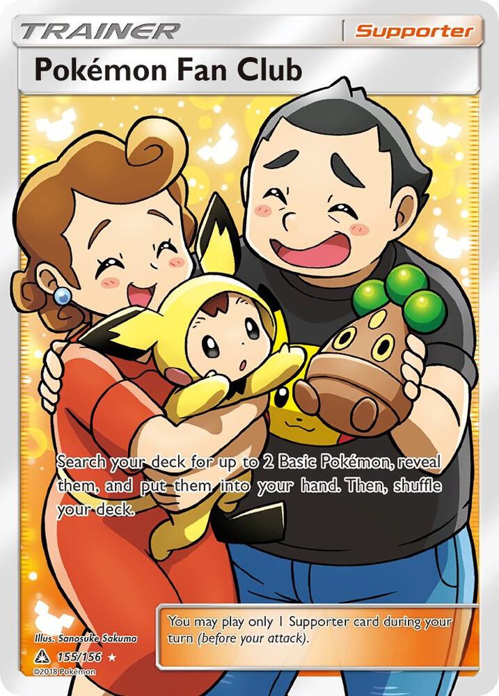Pokemon Fan Club Full Art 155/156 (SM - Ultra Prism)  - Holofoil | Good Games Adelaide SA