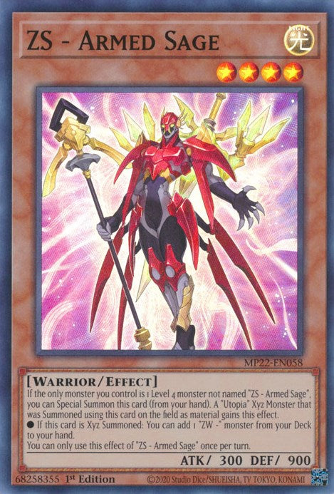 ZS - Armed Sage [MP22-EN058] Super Rare | Good Games Adelaide SA